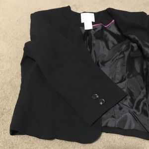 Black juniors blazer